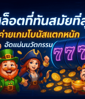 เว็บสล็อตที่ทันสมัยที่สุด ค่ายเกมโบนัสแตกหนัก อัดแน่นนวัตกรรม