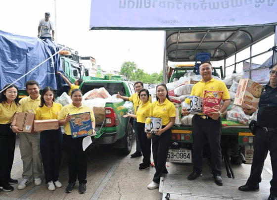 กำลังใจจากทั่วกรุง จัดรถ4คันมุ่งสู่ศูนย์ผู้อพยพ